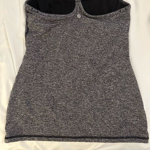 NWOT Lululemon Grey Spaghetti Strap Racerback Tank Size 10 - Picture 10 of 10